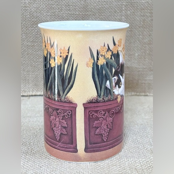 Ashdene Naughty Kitty Cat Coffee Mug Cup Bone China Whimsical Novelty Funny - Picture 2 of 6